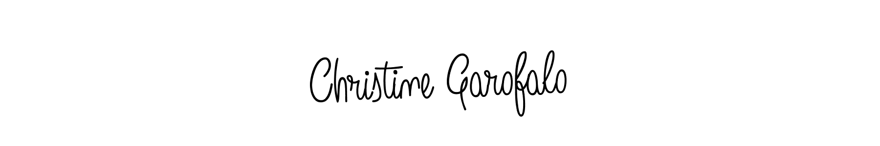 Use a signature maker to create a handwritten signature online. With this signature software, you can design (Angelique-Rose-font-FFP) your own signature for name Christine Garofalo. Christine Garofalo signature style 5 images and pictures png