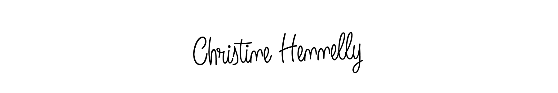 Make a beautiful signature design for name Christine Hennelly. With this signature (Angelique-Rose-font-FFP) style, you can create a handwritten signature for free. Christine Hennelly signature style 5 images and pictures png