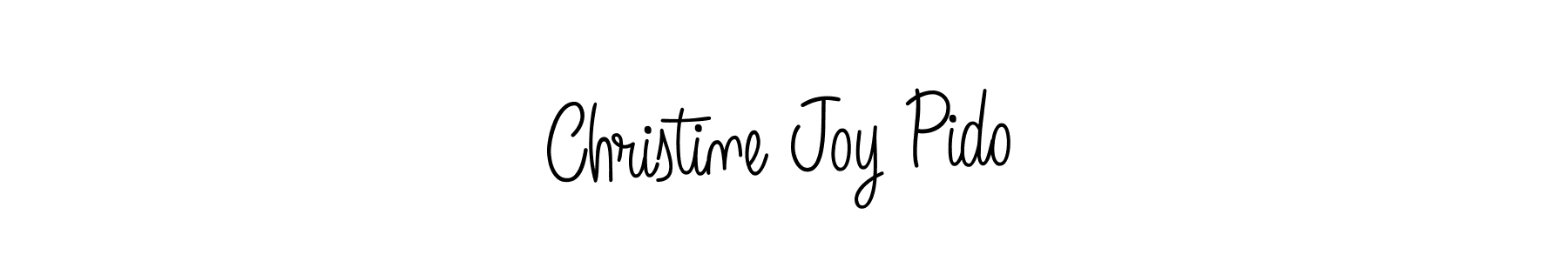 It looks lik you need a new signature style for name Christine Joy Pido. Design unique handwritten (Angelique-Rose-font-FFP) signature with our free signature maker in just a few clicks. Christine Joy Pido signature style 5 images and pictures png