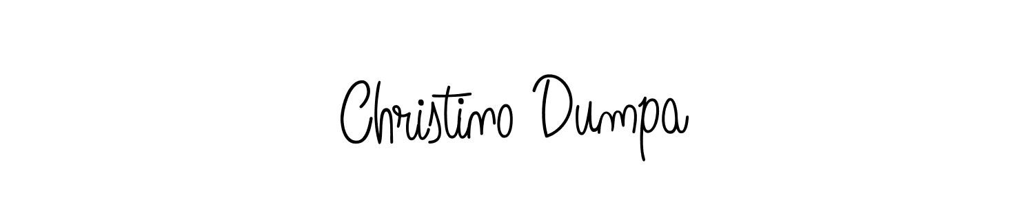 Also we have Christino Dumpa name is the best signature style. Create professional handwritten signature collection using Angelique-Rose-font-FFP autograph style. Christino Dumpa signature style 5 images and pictures png