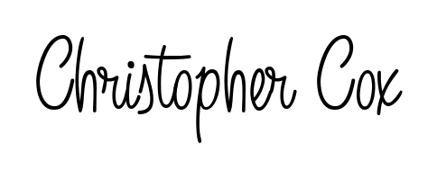 An effortless, minimalist signature concept for Christopher Cox using Angelique-Rose-font-FFP design. Clean lines that look great on any document. Christopher Cox signature style 5 images and pictures png
