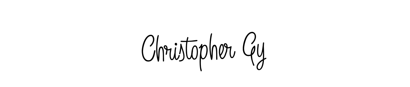 How to make Christopher Gy signature? Angelique-Rose-font-FFP is a professional autograph style. Create handwritten signature for Christopher Gy name. Christopher Gy signature style 5 images and pictures png