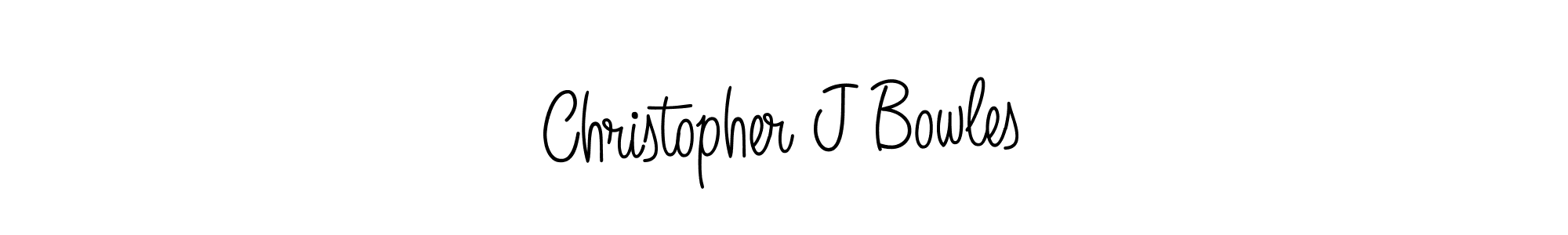 Christopher J Bowles stylish signature style. Best Handwritten Sign (Angelique-Rose-font-FFP) for my name. Handwritten Signature Collection Ideas for my name Christopher J Bowles. Christopher J Bowles signature style 5 images and pictures png