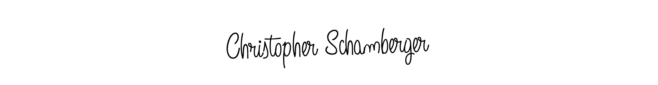 Make a beautiful signature design for name Christopher Schamberger. Use this online signature maker to create a handwritten signature for free. Christopher Schamberger signature style 5 images and pictures png