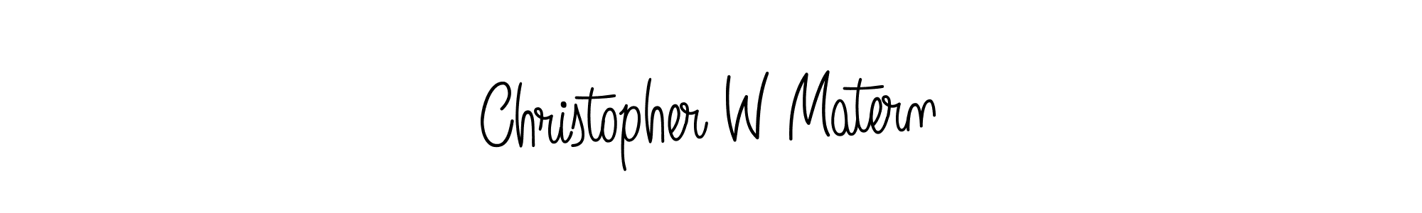Once you've used our free online signature maker to create your best signature Angelique-Rose-font-FFP style, it's time to enjoy all of the benefits that Christopher W Matern name signing documents. Christopher W Matern signature style 5 images and pictures png
