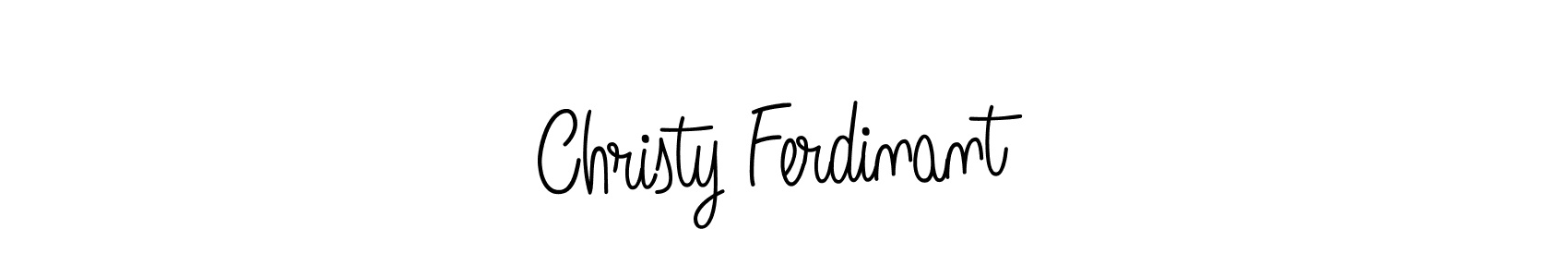 You can use this online signature creator to create a handwritten signature for the name Christy Ferdinant. This is the best online autograph maker. Christy Ferdinant signature style 5 images and pictures png