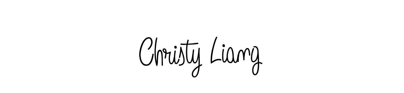 How to Draw Christy Liang signature style? Angelique-Rose-font-FFP is a latest design signature styles for name Christy Liang. Christy Liang signature style 5 images and pictures png