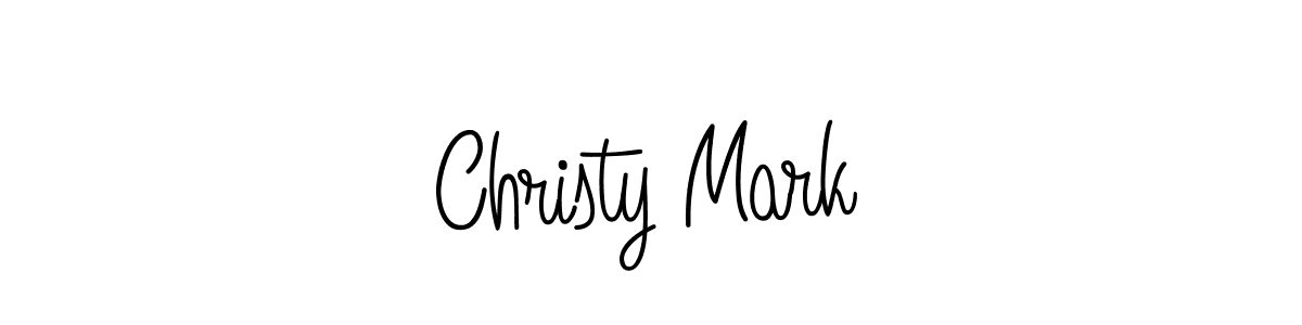 Make a beautiful signature design for name Christy Mark. Use this online signature maker to create a handwritten signature for free. Christy Mark signature style 5 images and pictures png