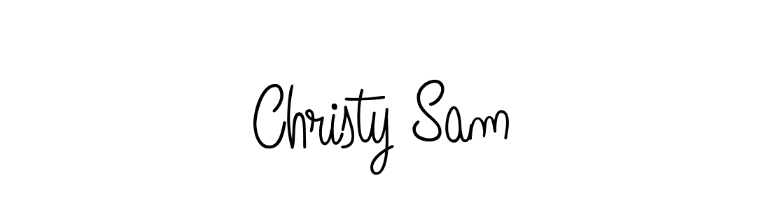 How to Draw Christy Sam signature style? Angelique-Rose-font-FFP is a latest design signature styles for name Christy Sam. Christy Sam signature style 5 images and pictures png