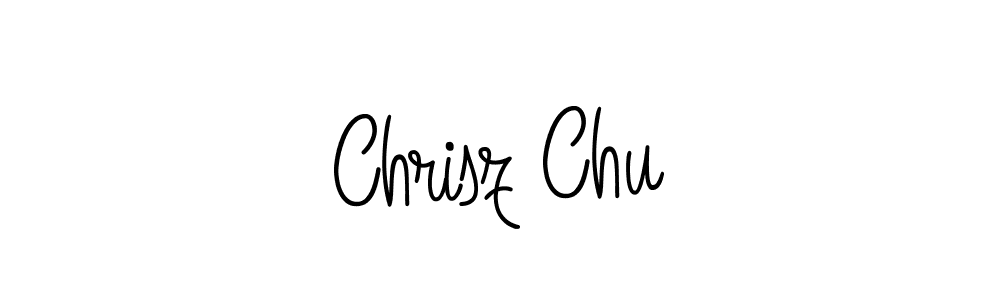 Chrisz Chu stylish signature style. Best Handwritten Sign (Angelique-Rose-font-FFP) for my name. Handwritten Signature Collection Ideas for my name Chrisz Chu. Chrisz Chu signature style 5 images and pictures png