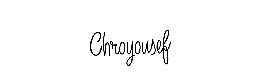 Use a signature maker to create a handwritten signature online. With this signature software, you can design (Angelique-Rose-font-FFP) your own signature for name Chroyousef. Chroyousef signature style 5 images and pictures png