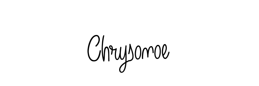 Chrysonoe stylish signature style. Best Handwritten Sign (Angelique-Rose-font-FFP) for my name. Handwritten Signature Collection Ideas for my name Chrysonoe. Chrysonoe signature style 5 images and pictures png