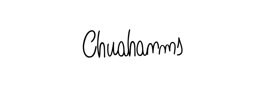 Angelique-Rose-font-FFP is a professional signature style that is perfect for those who want to add a touch of class to their signature. It is also a great choice for those who want to make their signature more unique. Get Chuahanms name to fancy signature for free. Chuahanms signature style 5 images and pictures png