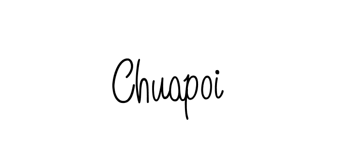 Make a beautiful signature design for name Chuapoi. Use this online signature maker to create a handwritten signature for free. Chuapoi signature style 5 images and pictures png