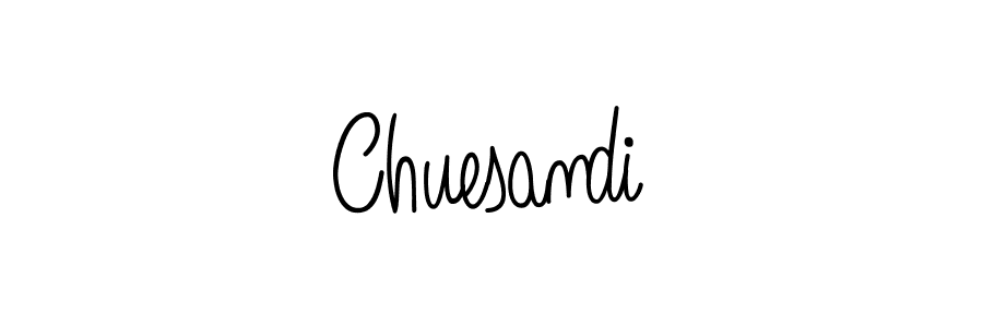 Chuesandi stylish signature style. Best Handwritten Sign (Angelique-Rose-font-FFP) for my name. Handwritten Signature Collection Ideas for my name Chuesandi. Chuesandi signature style 5 images and pictures png