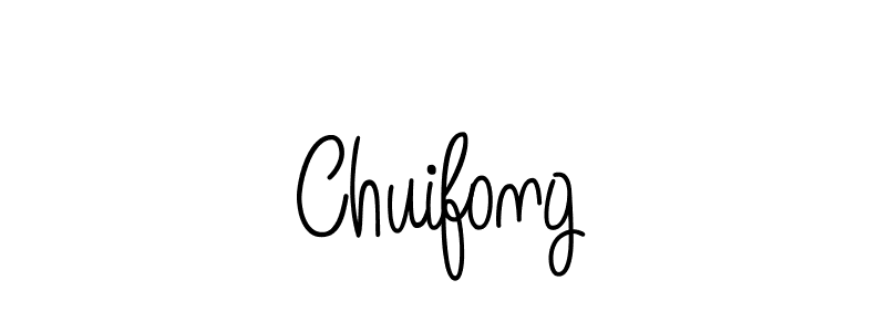 How to make Chuifong name signature. Use Angelique-Rose-font-FFP style for creating short signs online. This is the latest handwritten sign. Chuifong signature style 5 images and pictures png