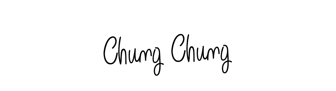 Chung Chung stylish signature style. Best Handwritten Sign (Angelique-Rose-font-FFP) for my name. Handwritten Signature Collection Ideas for my name Chung Chung. Chung Chung signature style 5 images and pictures png