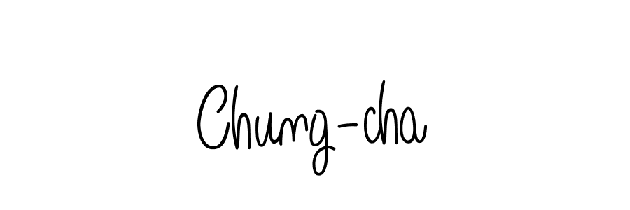 How to make Chung-cha signature? Angelique-Rose-font-FFP is a professional autograph style. Create handwritten signature for Chung-cha name. Chung-cha signature style 5 images and pictures png