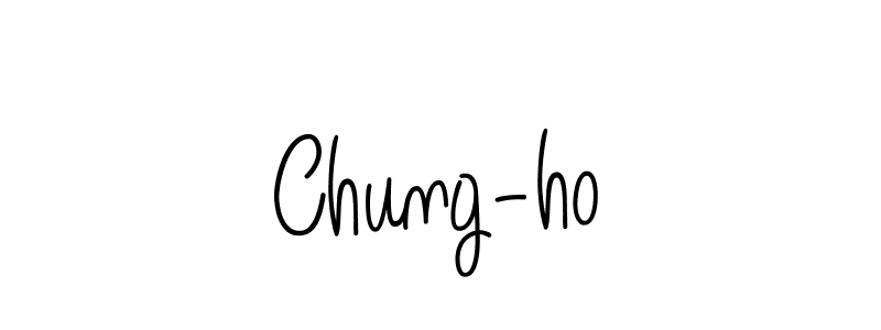 Design your own signature with our free online signature maker. With this signature software, you can create a handwritten (Angelique-Rose-font-FFP) signature for name Chung-ho. Chung-ho signature style 5 images and pictures png