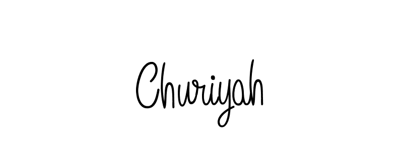 Churiyah stylish signature style. Best Handwritten Sign (Angelique-Rose-font-FFP) for my name. Handwritten Signature Collection Ideas for my name Churiyah. Churiyah signature style 5 images and pictures png