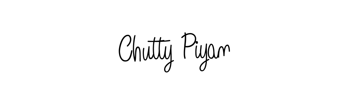 Make a beautiful signature design for name Chutty Piyan. With this signature (Angelique-Rose-font-FFP) style, you can create a handwritten signature for free. Chutty Piyan signature style 5 images and pictures png