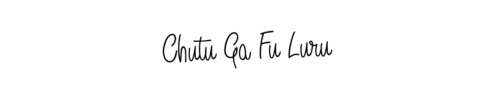 if you are searching for the best signature style for your name Chutu Ga Fu Luru. so please give up your signature search. here we have designed multiple signature styles  using Angelique-Rose-font-FFP. Chutu Ga Fu Luru signature style 5 images and pictures png