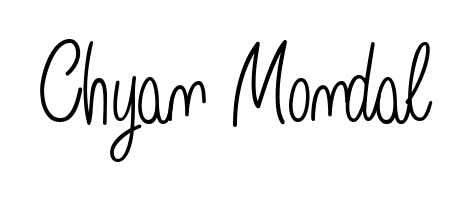 Give your name Chyan Mondal an exquisite flair with the Angelique-Rose-font-FFP script font. Ideal for contracts, resumes, and formal letterheads. Chyan Mondal signature style 5 images and pictures png
