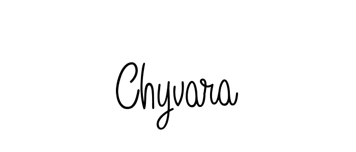 How to Draw Chyvara signature style? Angelique-Rose-font-FFP is a latest design signature styles for name Chyvara. Chyvara signature style 5 images and pictures png
