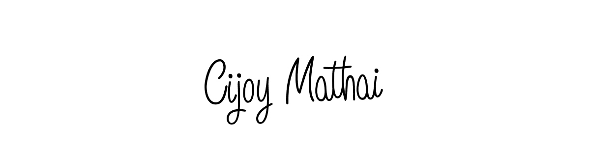 Make a short Cijoy Mathai signature style. Manage your documents anywhere anytime using Angelique-Rose-font-FFP. Create and add eSignatures, submit forms, share and send files easily. Cijoy Mathai signature style 5 images and pictures png