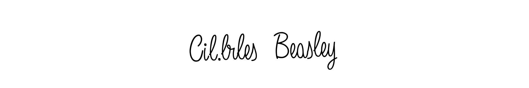 Design your own signature with our free online signature maker. With this signature software, you can create a handwritten (Angelique-Rose-font-FFP) signature for name Cil.lrles  Beasley. Cil.lrles  Beasley signature style 5 images and pictures png