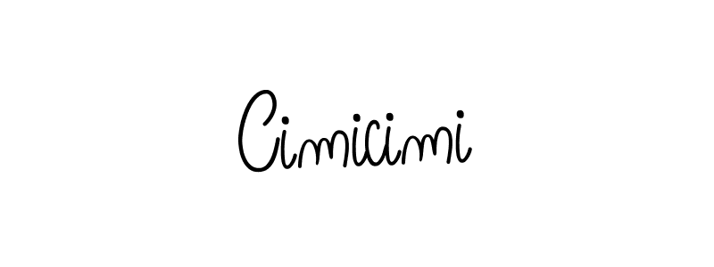 Design your own signature with our free online signature maker. With this signature software, you can create a handwritten (Angelique-Rose-font-FFP) signature for name Cimicimi. Cimicimi signature style 5 images and pictures png