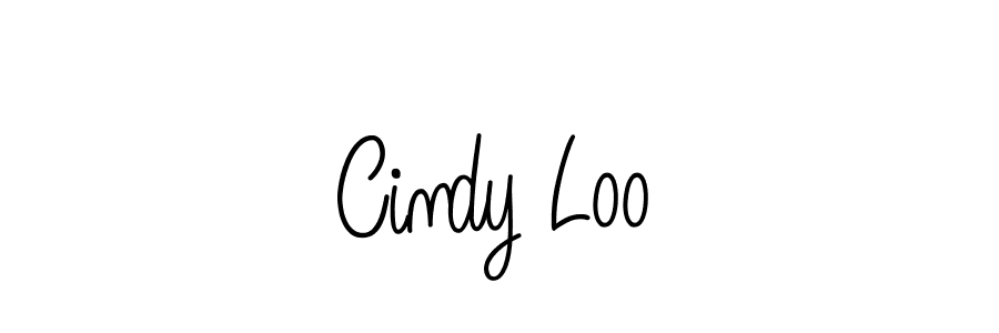 The best way (Angelique-Rose-font-FFP) to make a short signature is to pick only two or three words in your name. The name Cindy Loo include a total of six letters. For converting this name. Cindy Loo signature style 5 images and pictures png