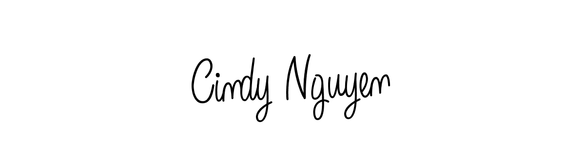 Design your own signature with our free online signature maker. With this signature software, you can create a handwritten (Angelique-Rose-font-FFP) signature for name Cindy Nguyen. Cindy Nguyen signature style 5 images and pictures png