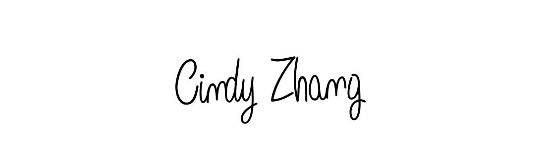 Make a beautiful signature design for name Cindy Zhang. Use this online signature maker to create a handwritten signature for free. Cindy Zhang signature style 5 images and pictures png