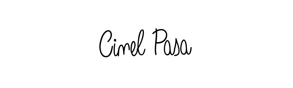 Make a beautiful signature design for name Cinel Pasa. With this signature (Angelique-Rose-font-FFP) style, you can create a handwritten signature for free. Cinel Pasa signature style 5 images and pictures png