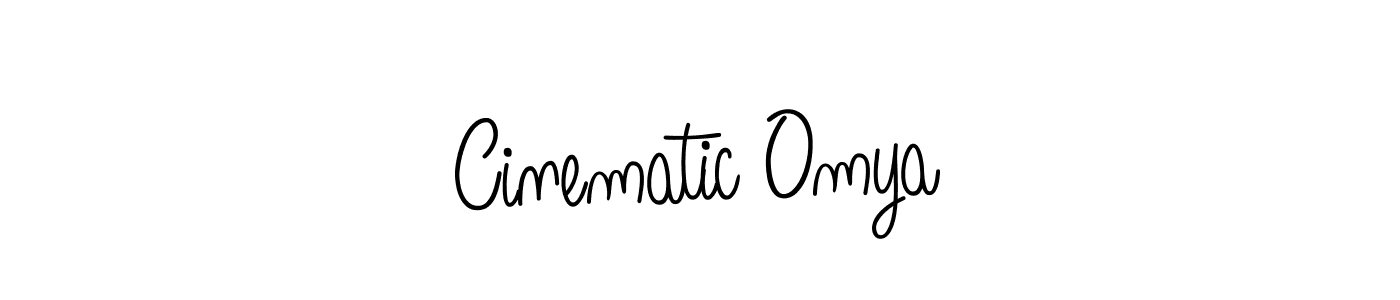 How to Draw Cinematic Omya signature style? Angelique-Rose-font-FFP is a latest design signature styles for name Cinematic Omya. Cinematic Omya signature style 5 images and pictures png