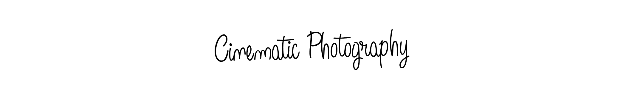 You should practise on your own different ways (Angelique-Rose-font-FFP) to write your name (Cinematic Photography) in signature. don't let someone else do it for you. Cinematic Photography signature style 5 images and pictures png