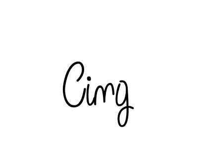 How to make Cing signature? Angelique-Rose-font-FFP is a professional autograph style. Create handwritten signature for Cing name. Cing signature style 5 images and pictures png