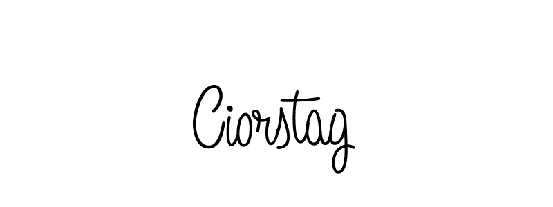 Also we have Ciorstag name is the best signature style. Create professional handwritten signature collection using Angelique-Rose-font-FFP autograph style. Ciorstag signature style 5 images and pictures png