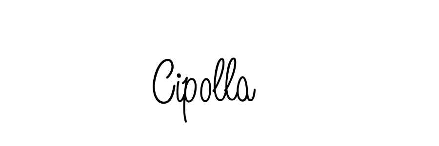Create a beautiful signature design for name Cipolla  . With this signature (Angelique-Rose-font-FFP) fonts, you can make a handwritten signature for free. Cipolla   signature style 5 images and pictures png