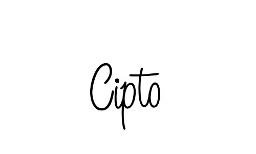The best way (Angelique-Rose-font-FFP) to make a short signature is to pick only two or three words in your name. The name Cipto include a total of six letters. For converting this name. Cipto signature style 5 images and pictures png