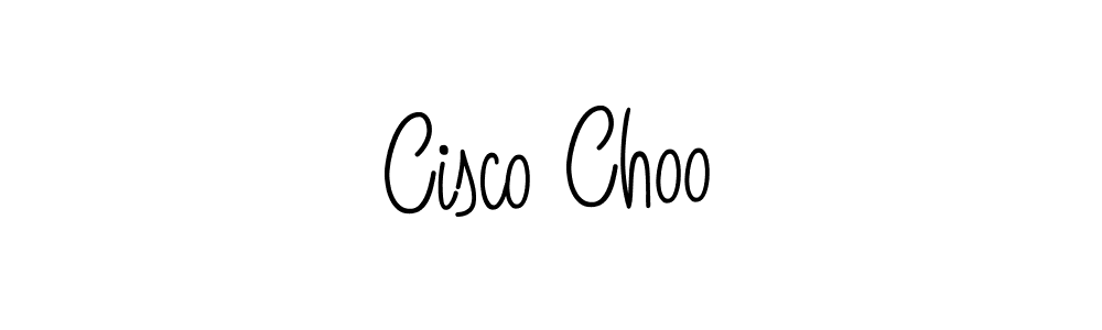 Make a beautiful signature design for name Cisco Choo. With this signature (Angelique-Rose-font-FFP) style, you can create a handwritten signature for free. Cisco Choo signature style 5 images and pictures png