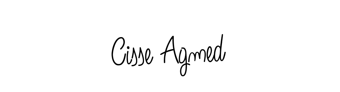 The best way (Angelique-Rose-font-FFP) to make a short signature is to pick only two or three words in your name. The name Cisse Agmed include a total of six letters. For converting this name. Cisse Agmed signature style 5 images and pictures png