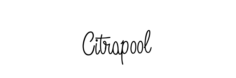 How to make Citrapool signature? Angelique-Rose-font-FFP is a professional autograph style. Create handwritten signature for Citrapool name. Citrapool signature style 5 images and pictures png