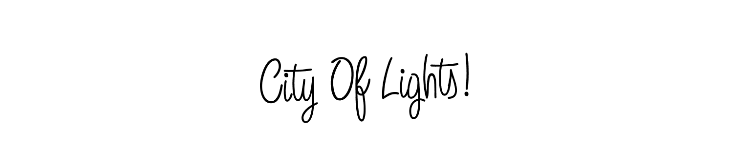 if you are searching for the best signature style for your name City Of Lights!. so please give up your signature search. here we have designed multiple signature styles  using Angelique-Rose-font-FFP. City Of Lights! signature style 5 images and pictures png