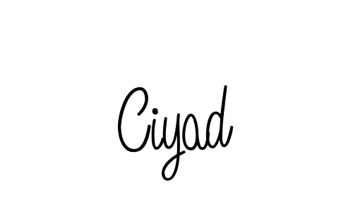 The best way (Angelique-Rose-font-FFP) to make a short signature is to pick only two or three words in your name. The name Ciyad include a total of six letters. For converting this name. Ciyad signature style 5 images and pictures png