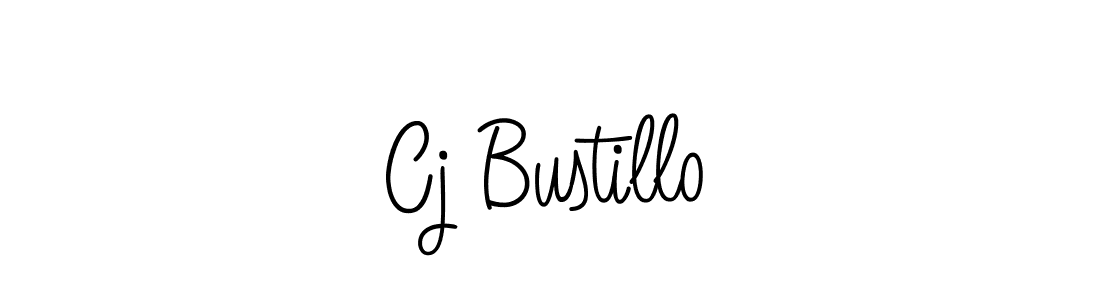 Cj Bustillo stylish signature style. Best Handwritten Sign (Angelique-Rose-font-FFP) for my name. Handwritten Signature Collection Ideas for my name Cj Bustillo. Cj Bustillo signature style 5 images and pictures png