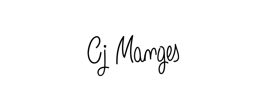 You should practise on your own different ways (Angelique-Rose-font-FFP) to write your name (Cj Manges) in signature. don't let someone else do it for you. Cj Manges signature style 5 images and pictures png