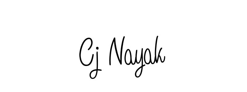 The best way (Angelique-Rose-font-FFP) to make a short signature is to pick only two or three words in your name. The name Cj Nayak include a total of six letters. For converting this name. Cj Nayak signature style 5 images and pictures png