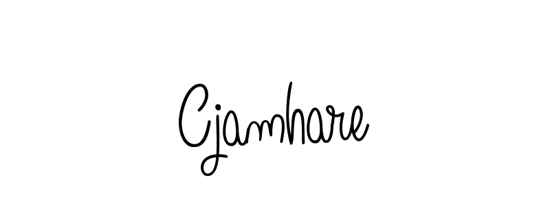 Design your own signature with our free online signature maker. With this signature software, you can create a handwritten (Angelique-Rose-font-FFP) signature for name Cjamhare. Cjamhare signature style 5 images and pictures png